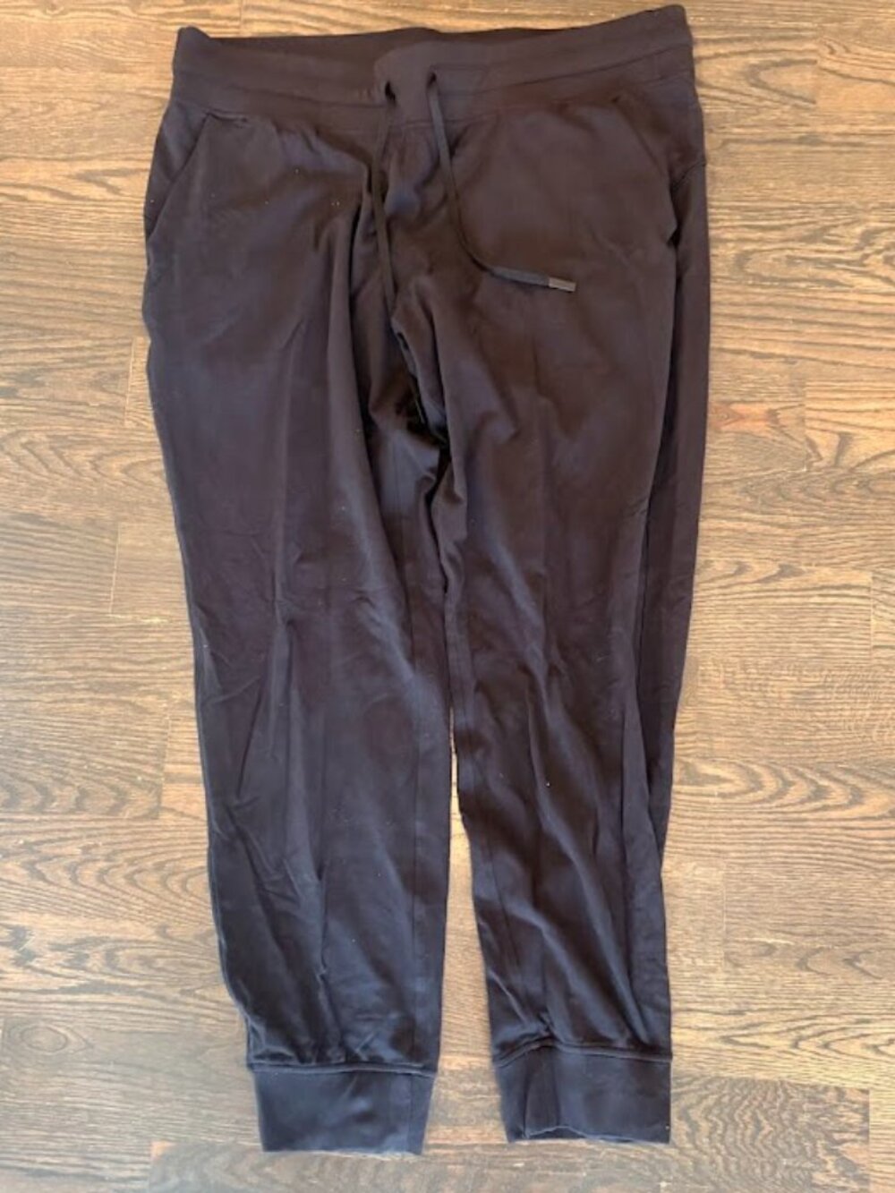 Lululemon Black Drawstring Jogger Pants size 16